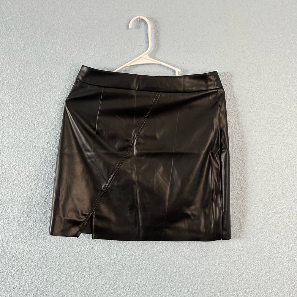 Black Leather Skirt
